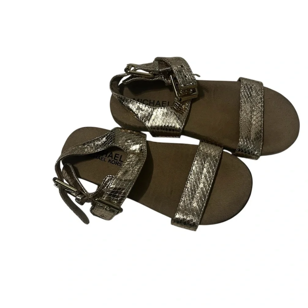 Michael Kors Gold Kids Sandals